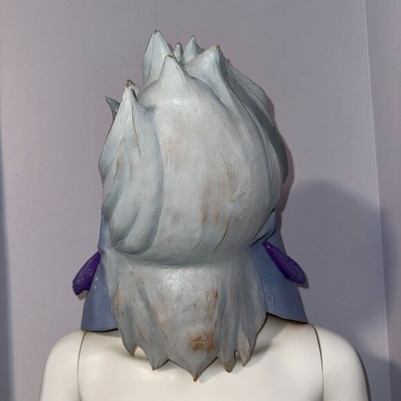 The Little Mermaid Ursula Disney Villian Halloween Mask Purple Latex Full Face - Picture 3 of 5